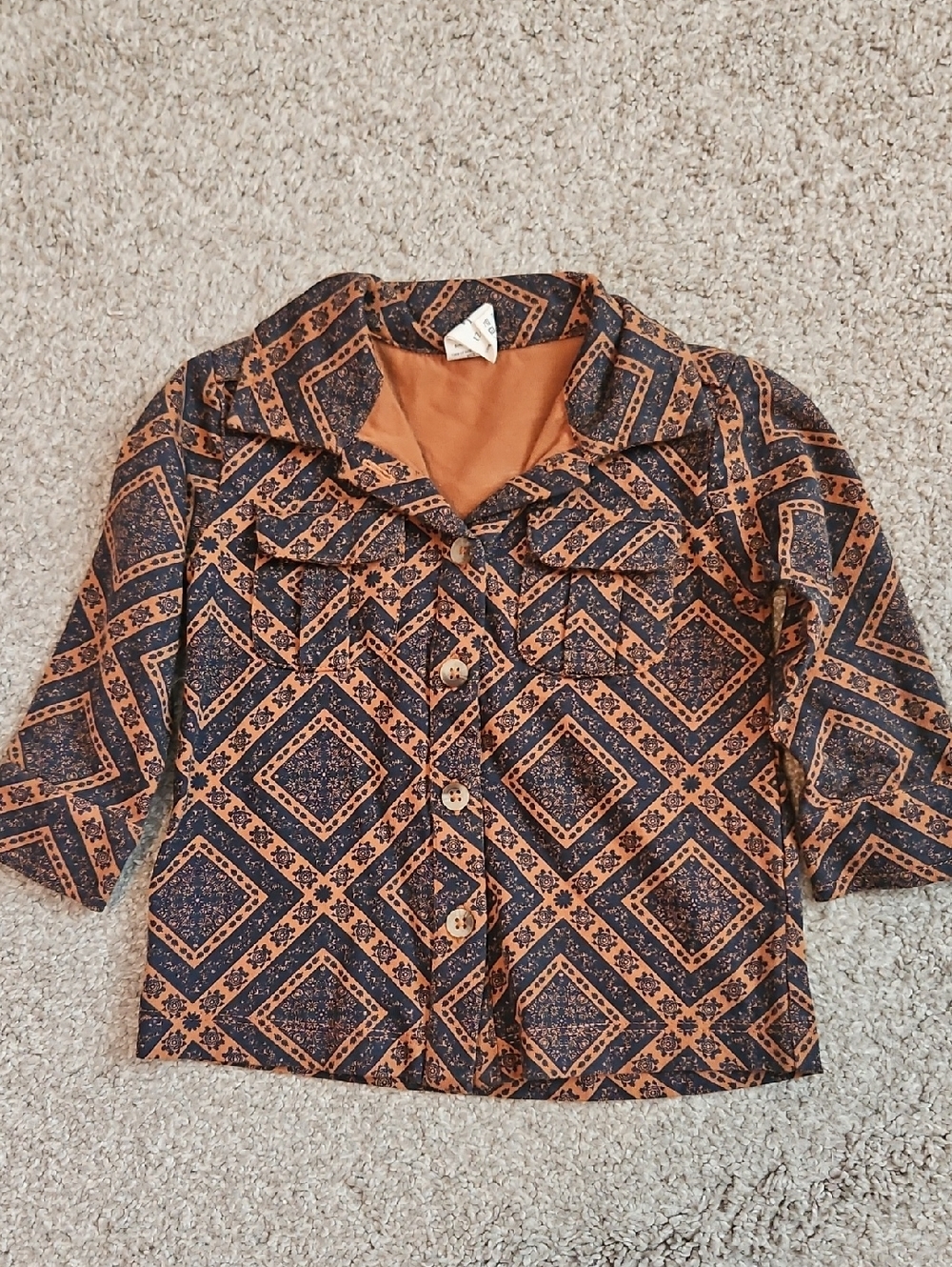 Kate Quinn Cotton Button Pocket Shirt 12-18M